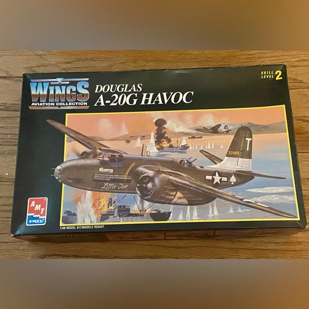 AMT Wings Douglas A-20G Havoc Model Kit. Box in rough shape.